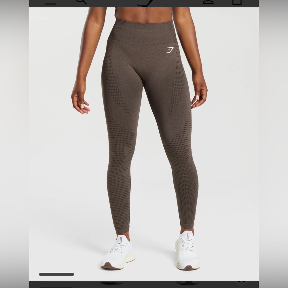 GYMSHARK VITAL SEAMLESS 2.0 LEGGINGS - IN ARMY GREEN - New